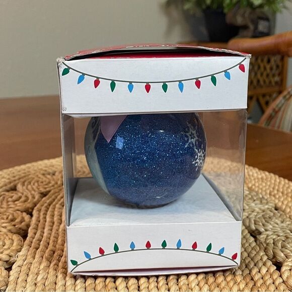 NIB Disney Collection Frozen Blue Holiday Christmas Ornament - Picture 3 of 8